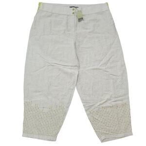 Gudrun Sjoden Khaki Cropped Pants